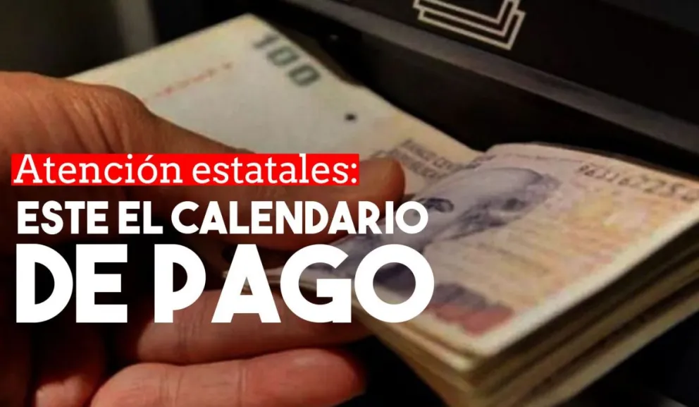 Este es el calendario del pago a estatales