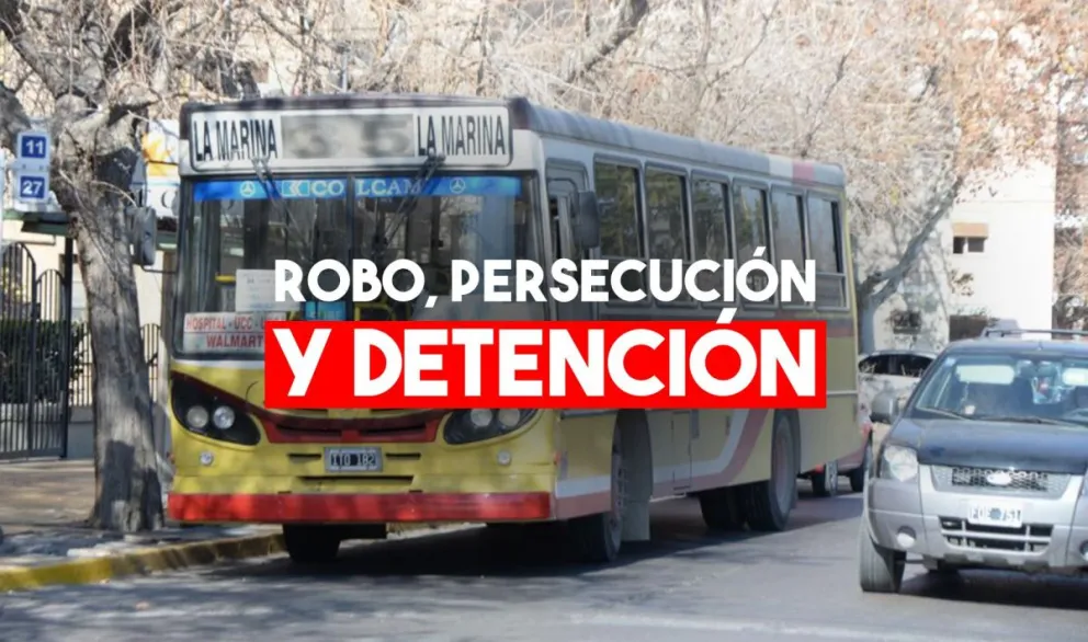 Robaron un celular en el colectivo, intentaron escapar pero los detuvieron