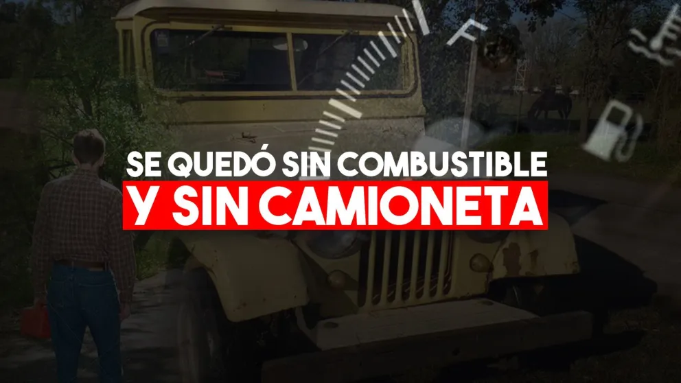 Dejó su camioneta estacionada para ir a buscar combustible y cuando volvió a buscarla se la habían robado