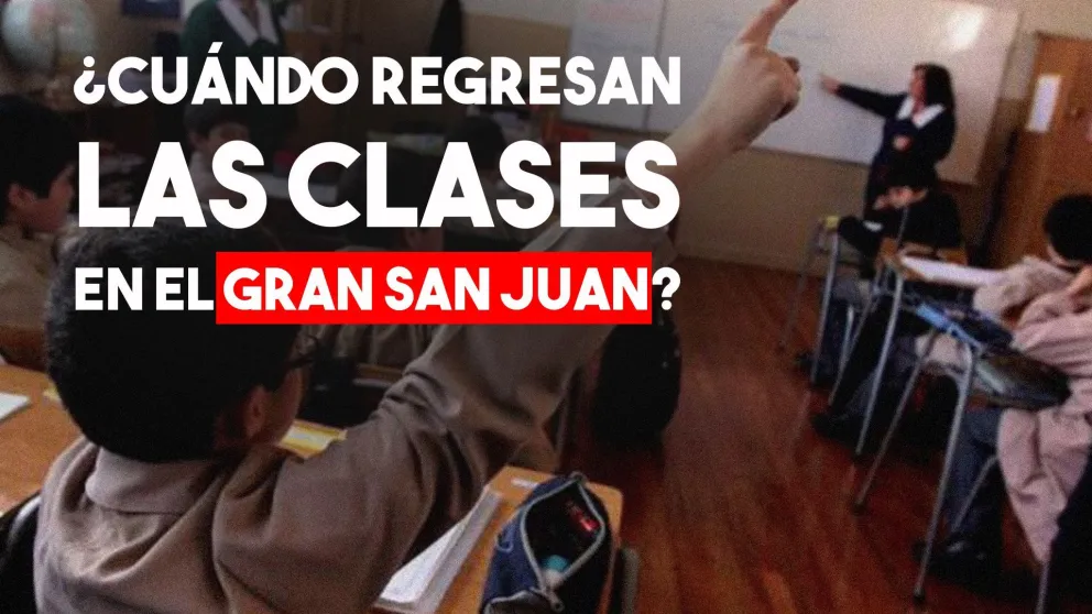 Santa Lucía y Rivadavia serían los primeros del Gran San juan en volver a clases