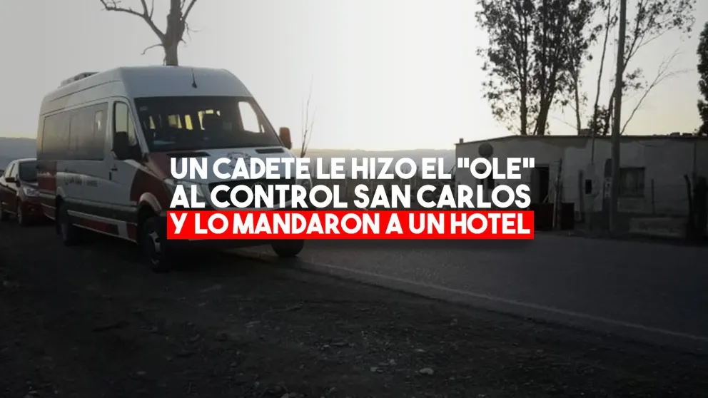 Un estudiante de policía caminó más de 20 kilómetros para entrar a San Juan