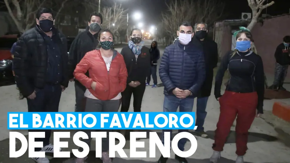 El Barrio Favaloro estrenó luminarias nuevas