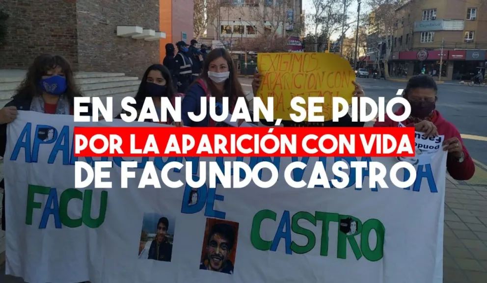 En San Juan: movilización y protesta por Facundo Castro, el joven desaparecido en Buenos Aires