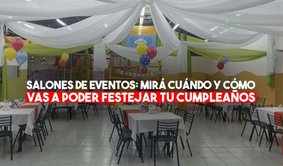Salones de eventos en San Juan: con un estricto protocolo, vuelven en mediados de agosto