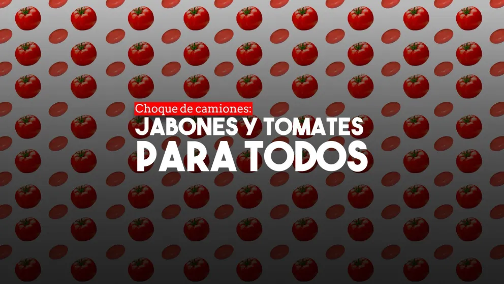 Dos camiones chocaron en Caucete