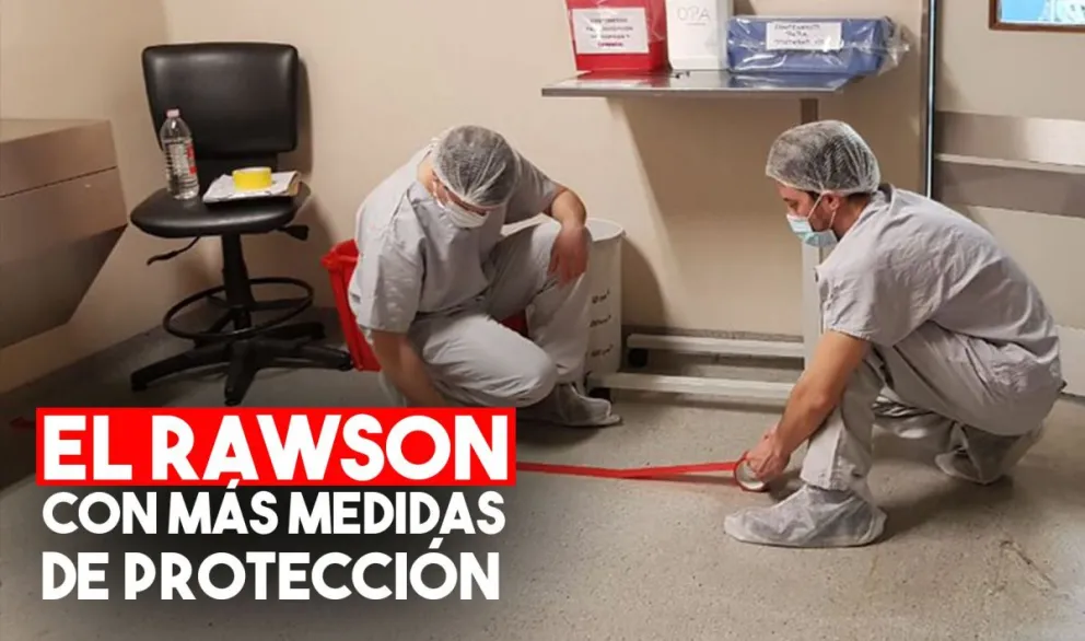 El Hospital Rawson con nuevas medidas de protección contra el Covid-19