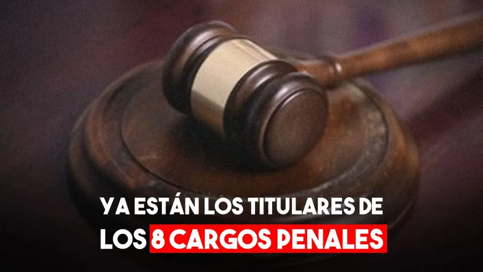 Designaron a los titulares de 8 cargos penales