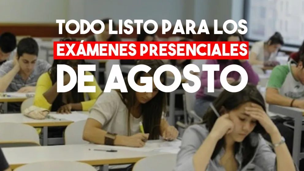 A partir de agosto, las facultades comenzarán con los exámenes presenciales