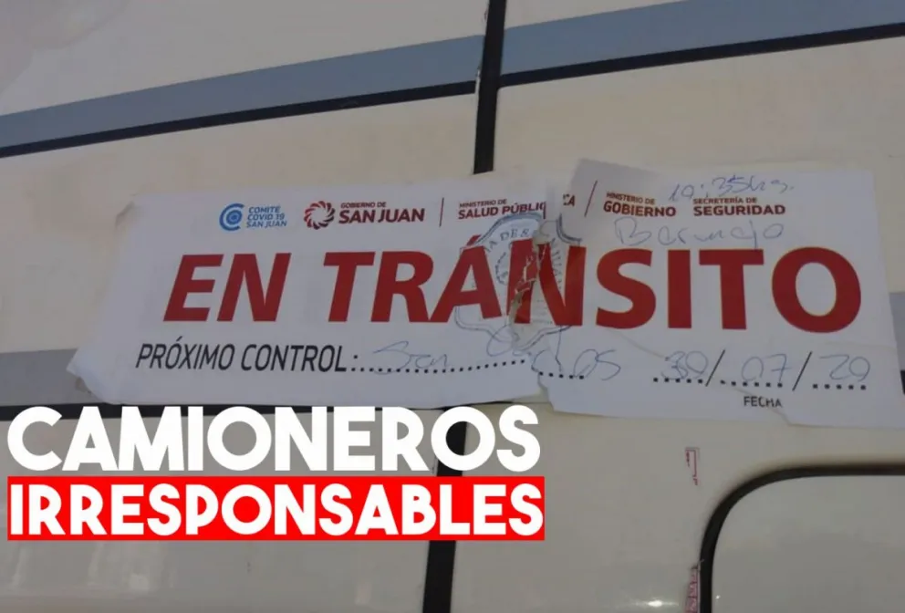 Dos camioneros rompieron la faja de seguridad y bajaron a comprar el almuerzo