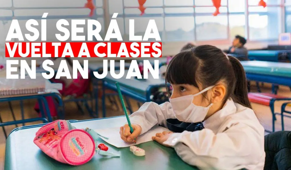 La vuelta a las aulas será con distanciamiento y tapabocas