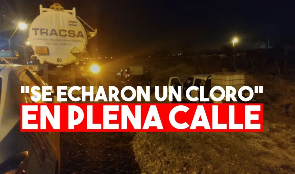 No le importó nada: se bajó del camión y distribuyó su carga en la calle