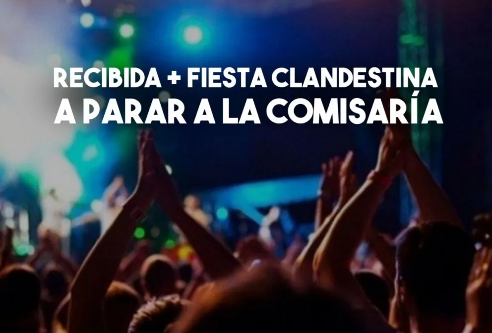Fiesta clandestina en una finca en Pocito: 18 detenidos