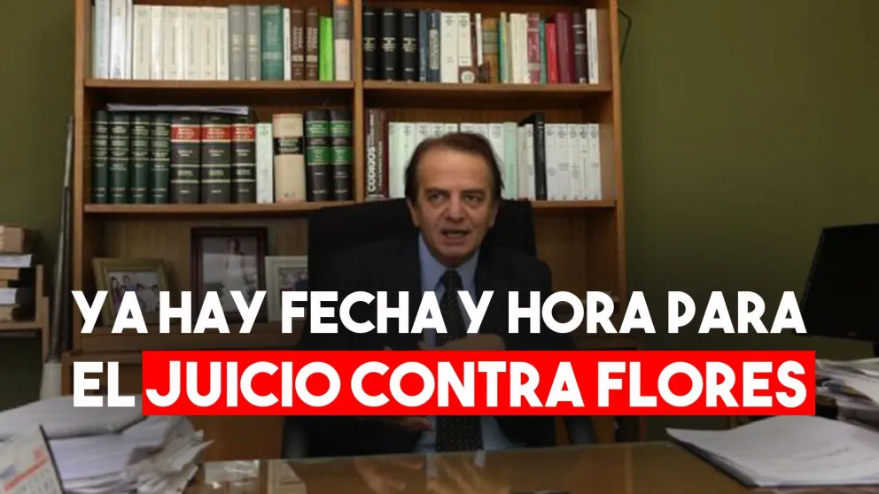 El 25 de agosto comenzará el juicio contra el juez Pablo Flores