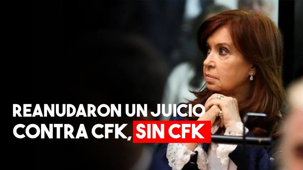 CFK no se conectó al Zoom para un juicio en su contra