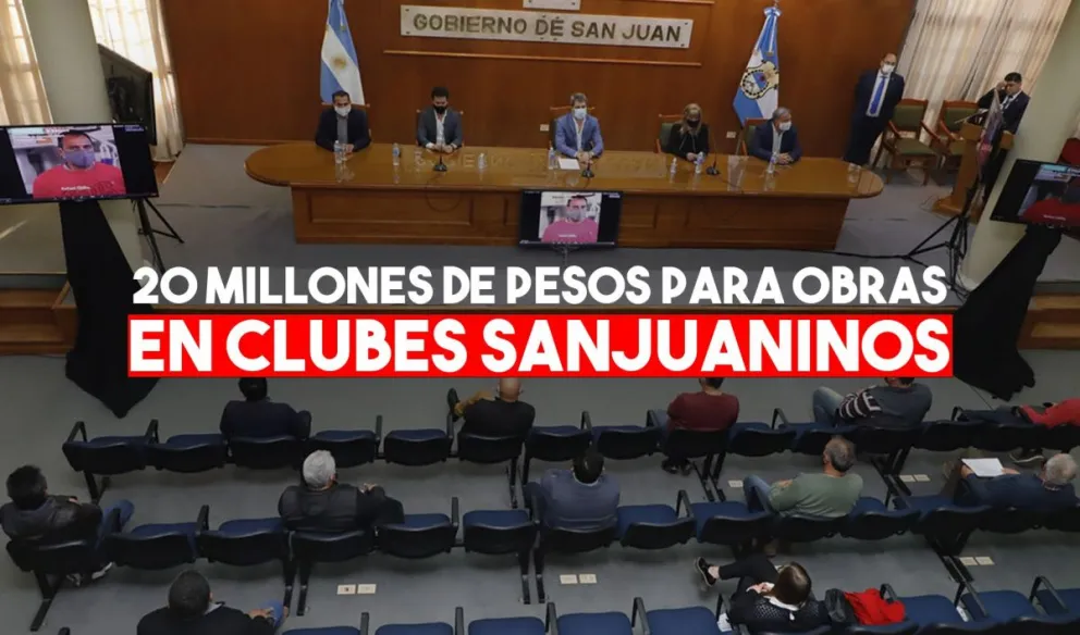 San Juan la primera provincia que presentó el programa nacional Clubes en Obra