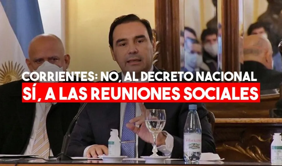 Corrientes no acata el DNU y mantiene reuniones sociales