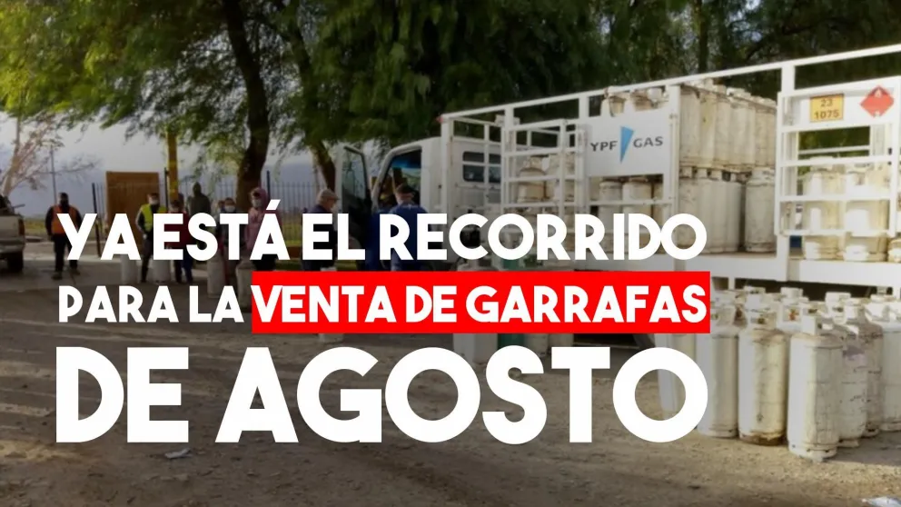 Continúa la venta de garrafas en agosto