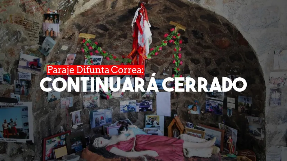 El Paraje Difunta Correa sin fecha de apertura