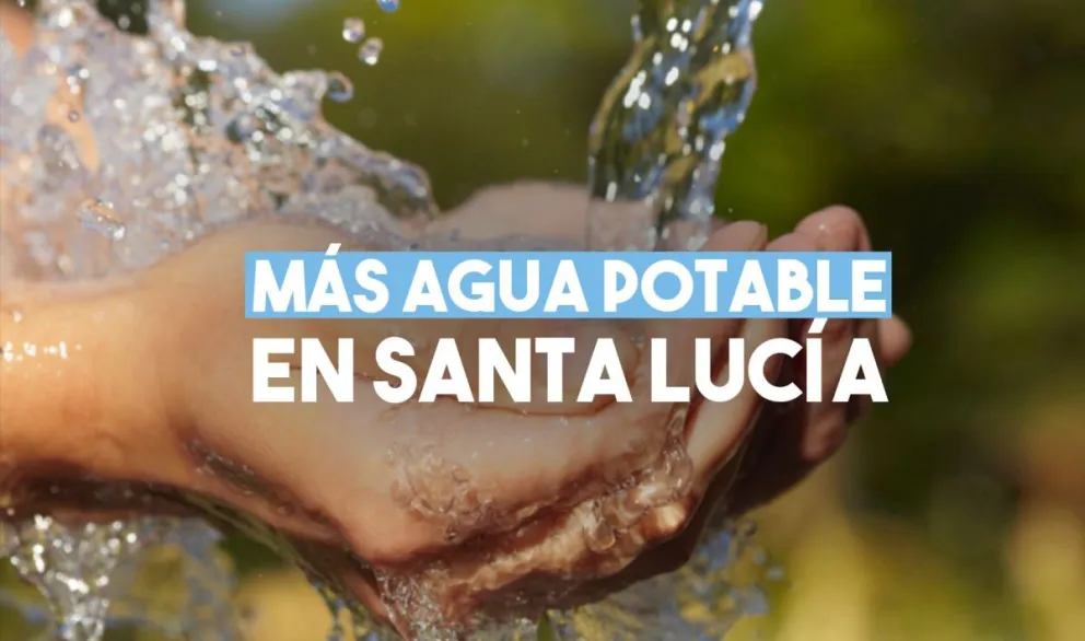 Ampliarán el servicio de agua potable en Santa Lucía