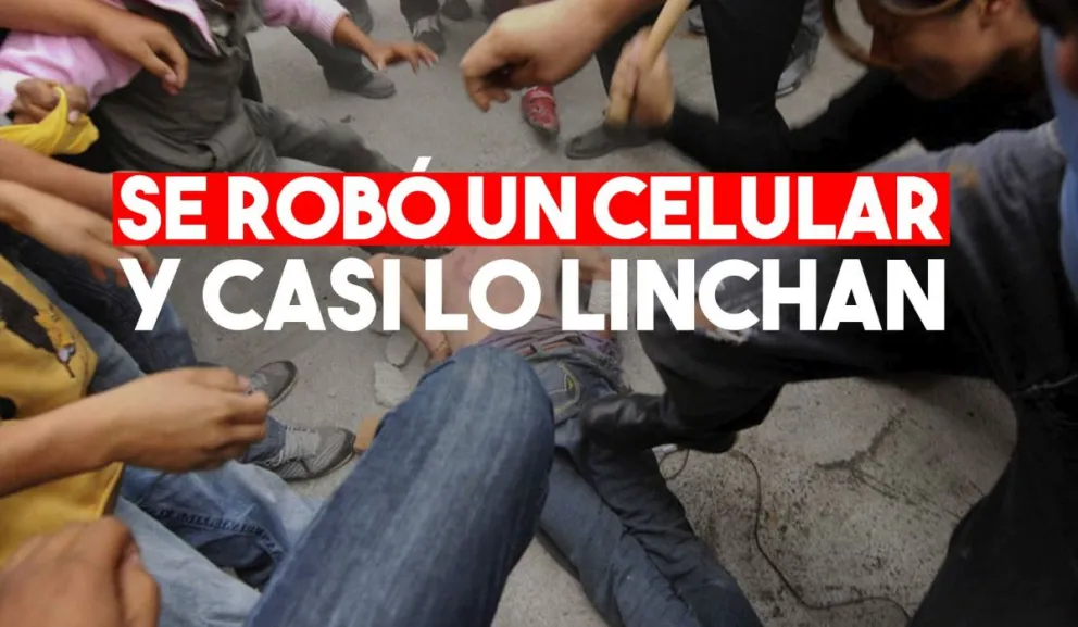 Menor se robó un celular y casi lo linchan en Chimbas