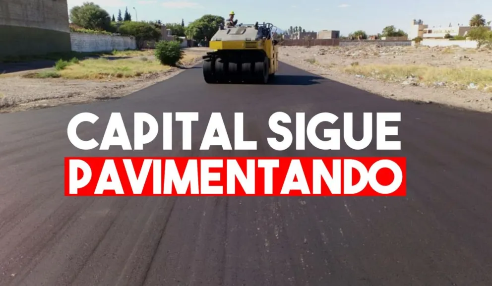 Capital ya cubrió 3.000 metros de pavimento