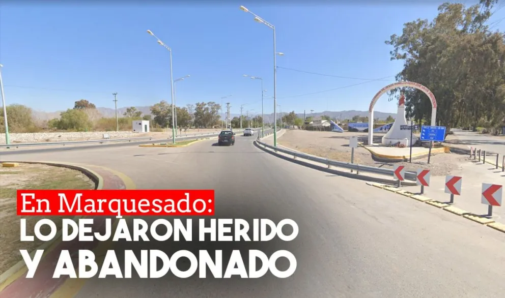 Un joven fue gravemente herido y lo dejaron tirado al costado de la calle