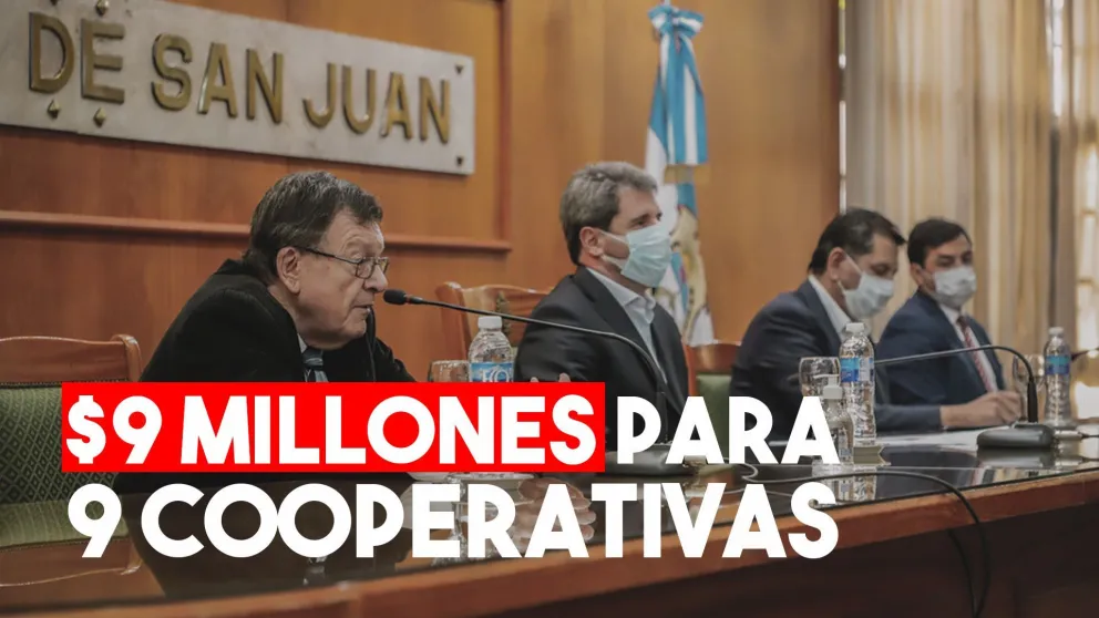 Nueve cooperativas recibirán financiación por parte del Gobierno