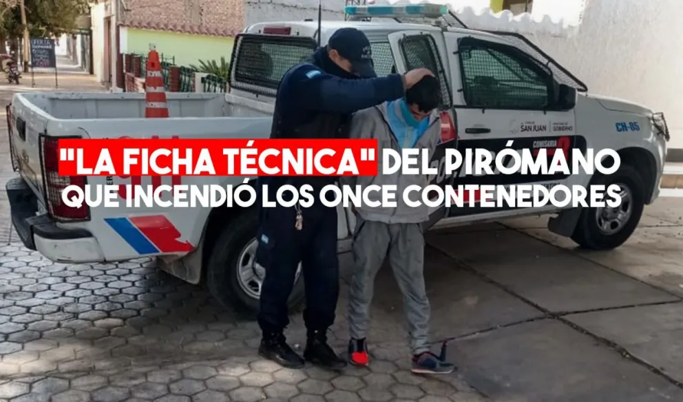 Los detalles sobre el detenido por incendiar 11 contenedores de basura