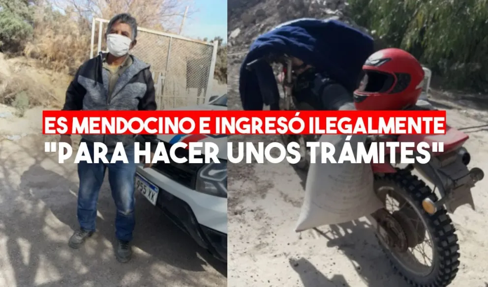 Detienen a un mendocino que ingresó a San Juan por huella clandestina