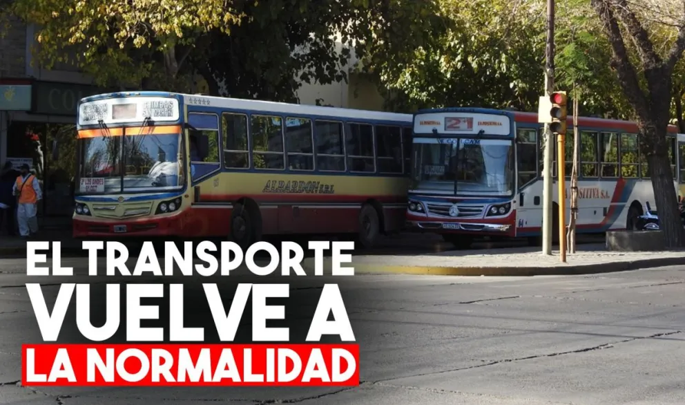 Desde este lunes los colectivos normalizarán el servicio