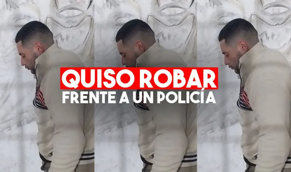 Intentó robar un celular frente a un sargento de la policía y lo detuvieron