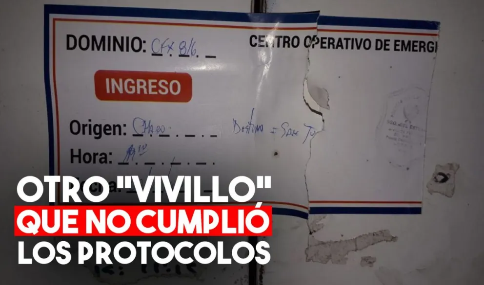Un camionero fue denunciado por visitar a su familia y no cumplir con los protocolos