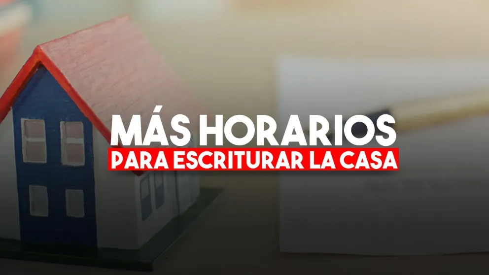 Ampliaron el horario de atención para escriturar viviendas
