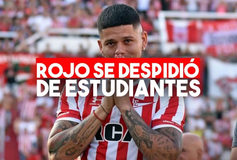 Estudiantes: Marcos Rojo anunció su salida