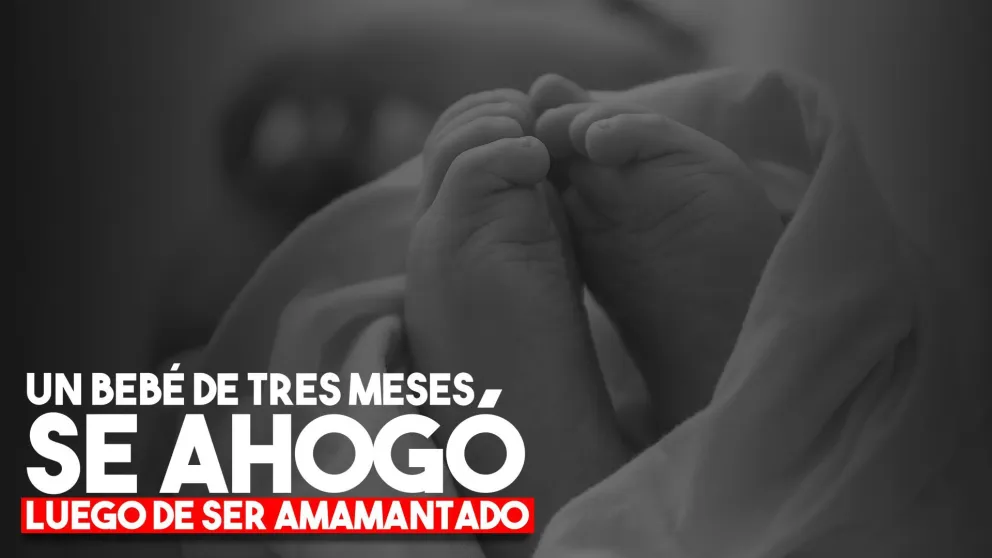 Un bebé de tres meses murió luego de ser amamantado