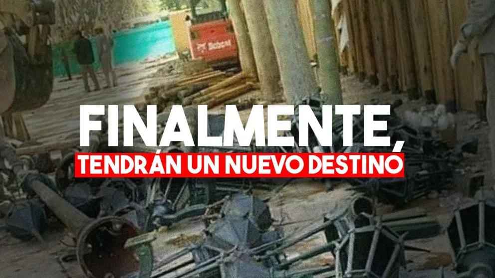 Las viejas farolas de la peatonal serán reinstaladas en paseos claves
