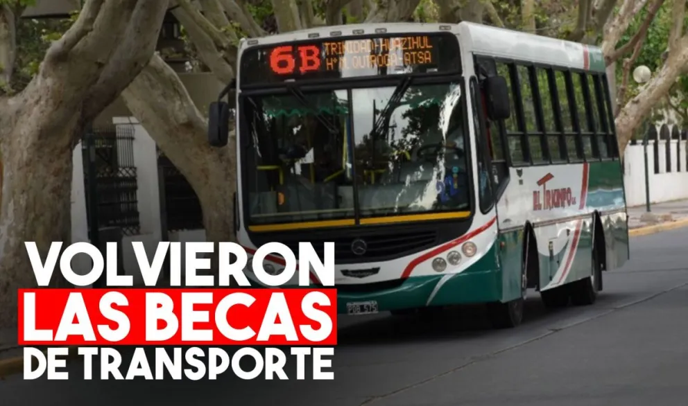 Presentaron las becas de transporte para los alumnos que reiniciaron las clases