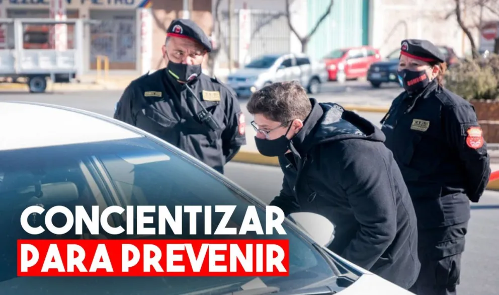En Santa Lucía realizaron una campaña de prevención de incendios