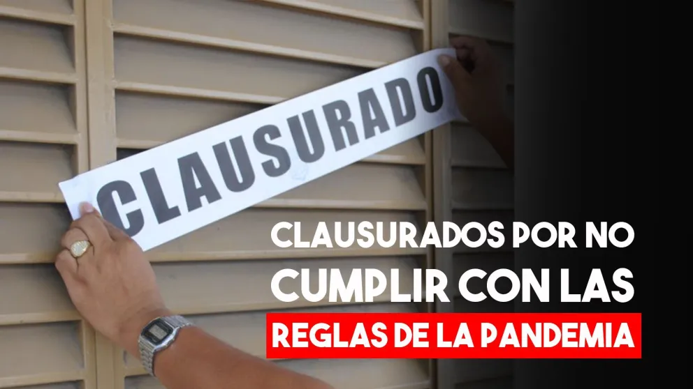 Clausuraron un supermercado y una tienda por incumplir con los protocolos