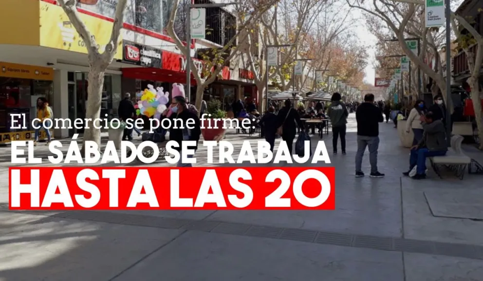 El comercio finalmente abrirá este sábado hasta las 8 de la tarde