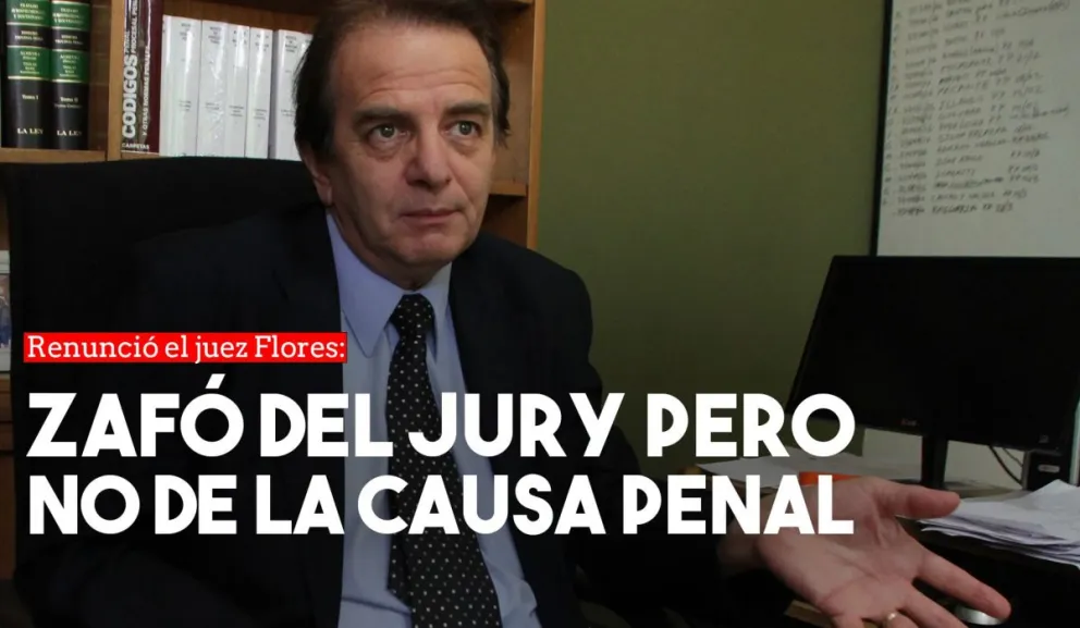 Renunció Pablo Flores y zafó del jury