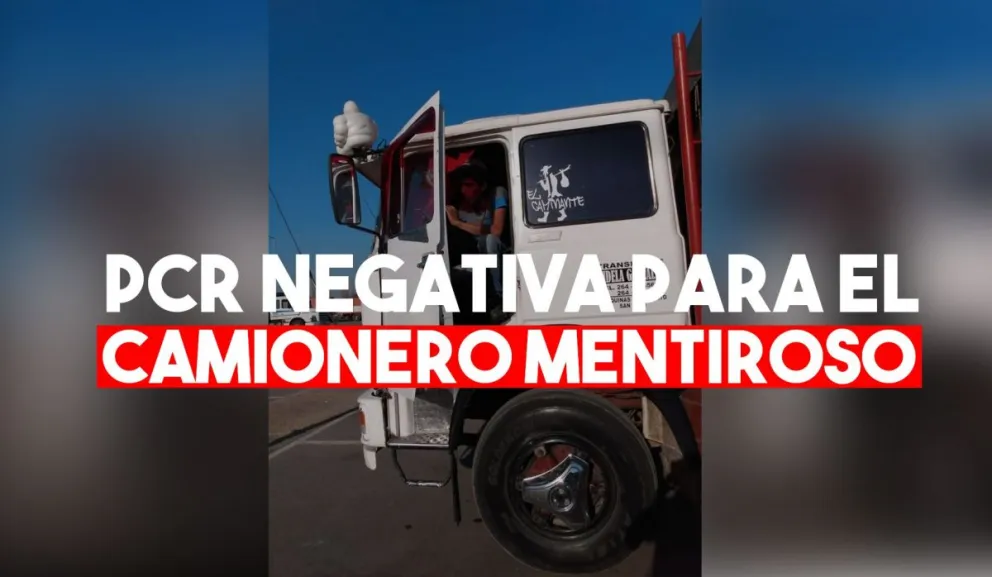 Le dio negativo al camionero que anduvo paseando por todo San Juan