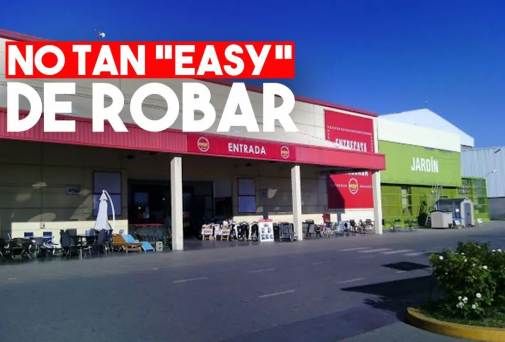 Robó en el Easy y terminó detenido