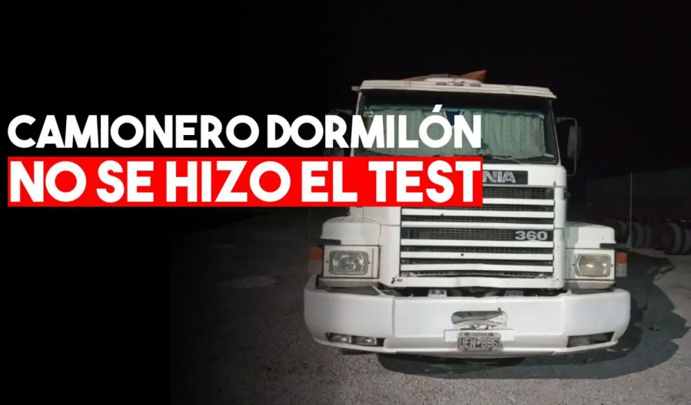 Otro camionero que ingresó sin el test fue descubierto en Sarmiento