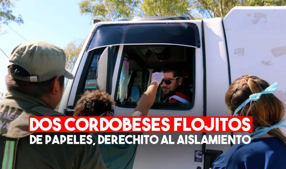 Dos cordobeses ingresaron ilegalmente a San Juan y fueron aislados