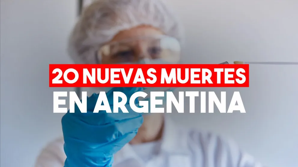 Argentina: 20 nuevas muertes en las últimas 12 horas