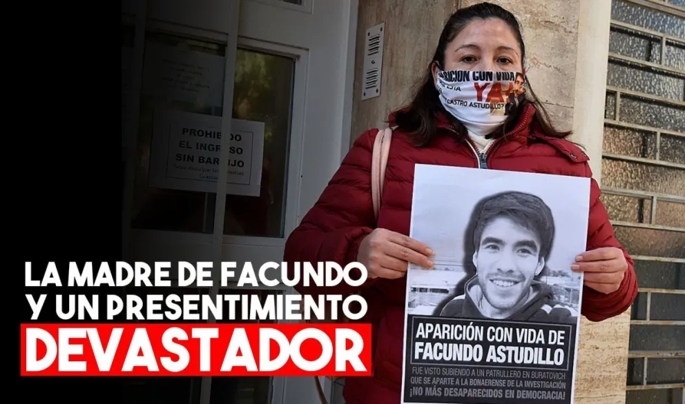 La madre de Facundo cree que el cuerpo encontrado es el de su hijo