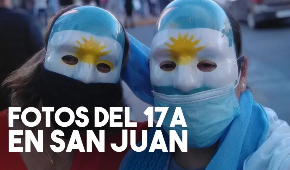 Mirá las fotos de la protesta contra el Gobierno Nacional en San Juan