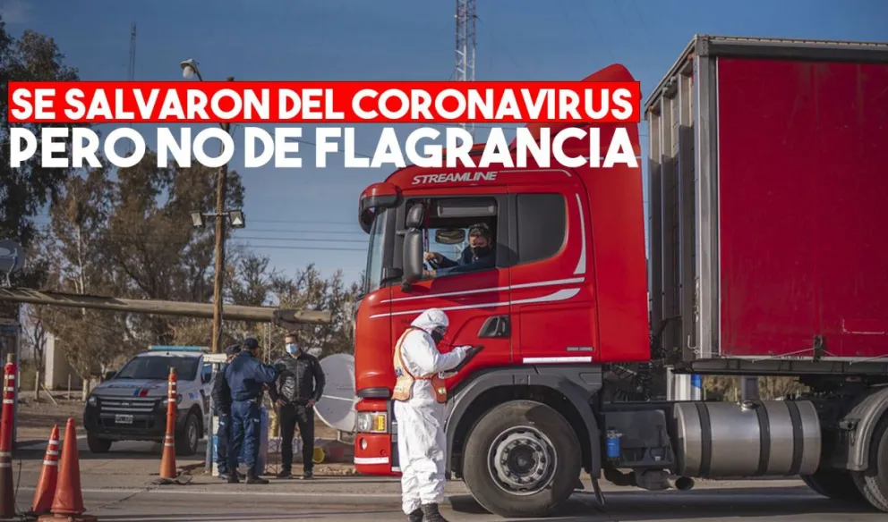 PCR negativa para los transportistas que rompieron el protocolo