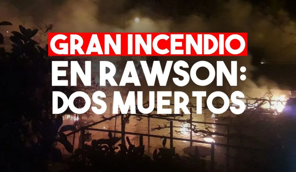Dos muertos en un incendio en el Barrio Residencial Rawson